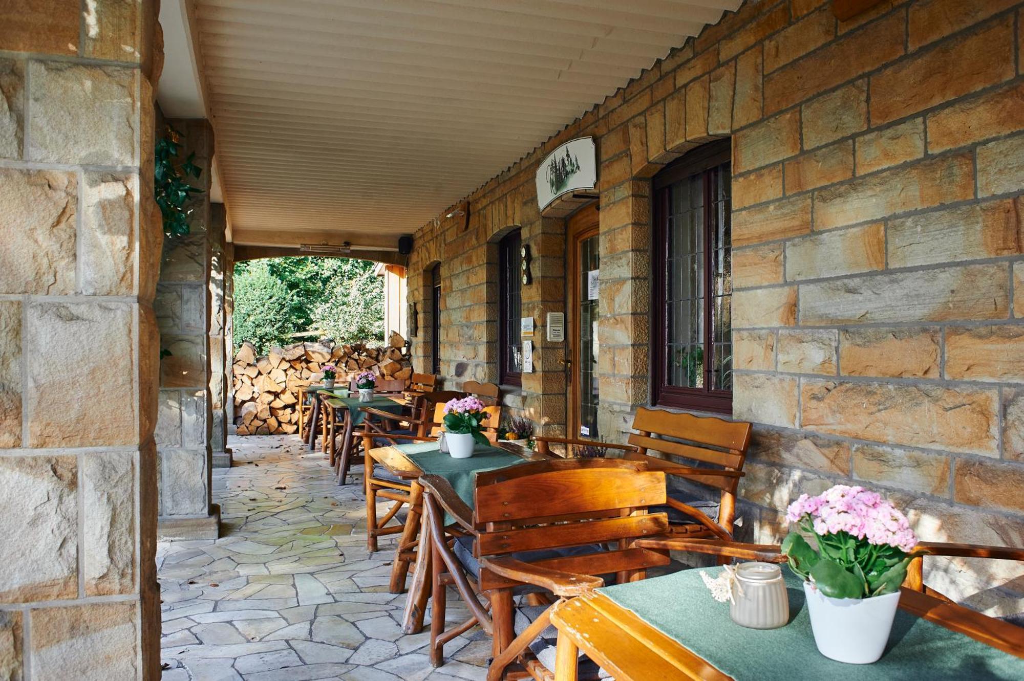 Hotel Restaurant Waldschloesschen Lienen ภายนอก รูปภาพ